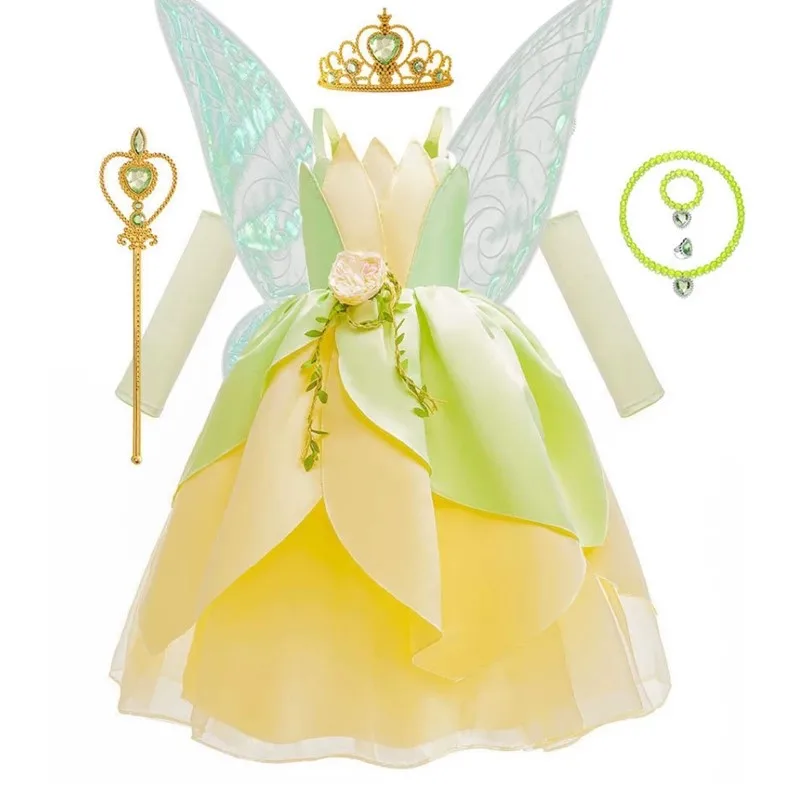 공주 드레스 할로윈 역할극 의상 소녀 여름 개구리 공주 치마 의류 폴리에스터 섬유 00% 무대 의상