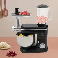 Powerful Kitchen Mixer, 700W Motor, 6+1 Speed Options, 3 Mixing Tools, 6L Capacity,Anti-Splash Guard,Durable ABS&Stainless Steel