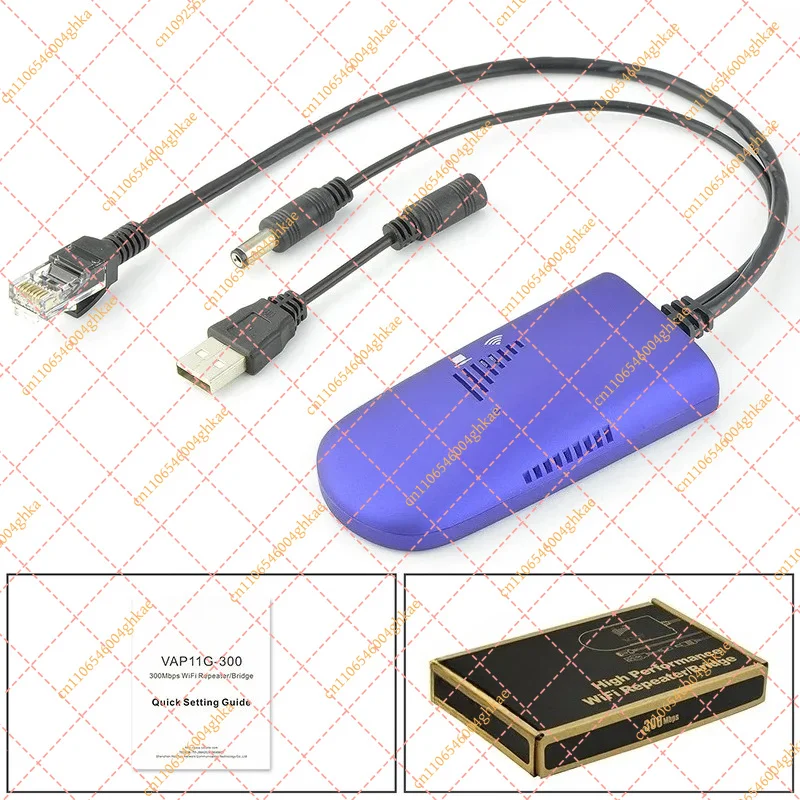 Portable RJ45 WiFi Bridge & Range Extender, 3-in-1 Repeater Router & AP Signal Booster