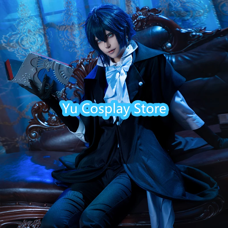 Anime The Case Study of Vanitas Cosplay Costume Suit Party Outfits Coat Top Vest Pants Halloween Carnival Uniforms Custom Made