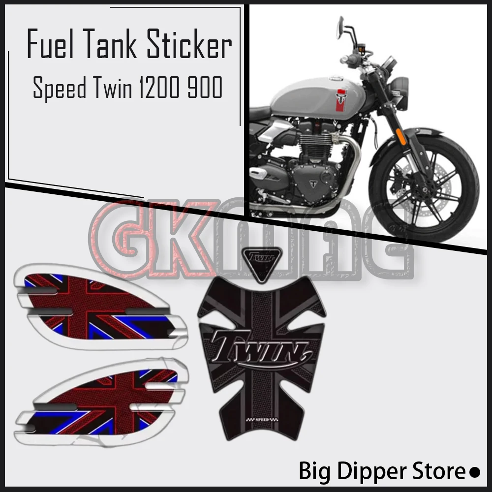 New For Triumph Speed Twin 1200 900 Motorcycle Modified Fuel Tank Sticker Fuel Tank Protective Decorative Stickers