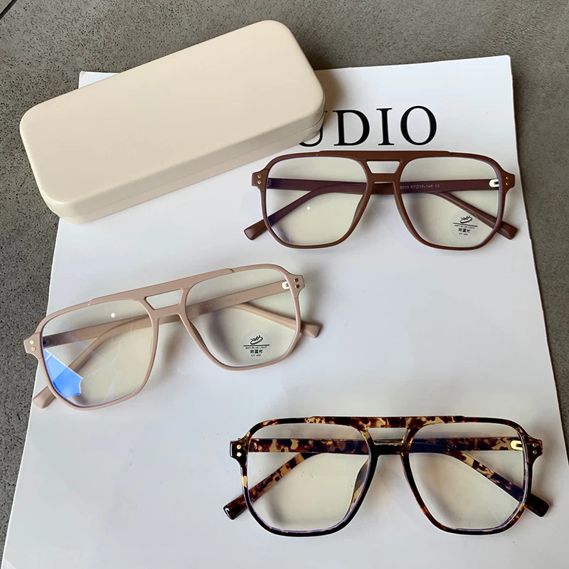 Transparent Computer Glasses Frame Women Men Anti Blue Light square Eyewear Blocking Glasses Optical Spectacle Eyeglass