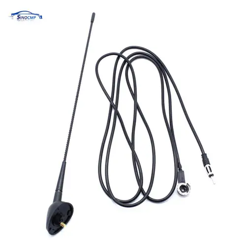 Antena de techo de Base aérea y adaptador con Cable Base para Fiat Doblo Punto Marea Ulysse Multipla Ducato mástil aéreo de montaje en techo frontal