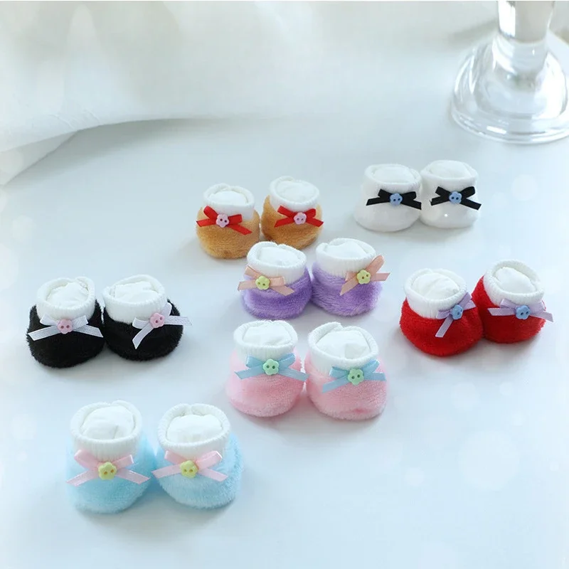 20cm Cotton Doll Bow Tie Small Shoes Dolls Accessories Beautiful and Fashion Workmanship Kawaii Great Birthday Presents Girls