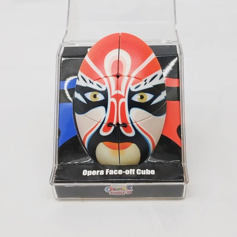 

Calvin's Puzzle Cube 2X2 Facial Makeup Cube (Guan Yu)DavidPitcher Design Art Graffiti Collection Cubo Funny Toys