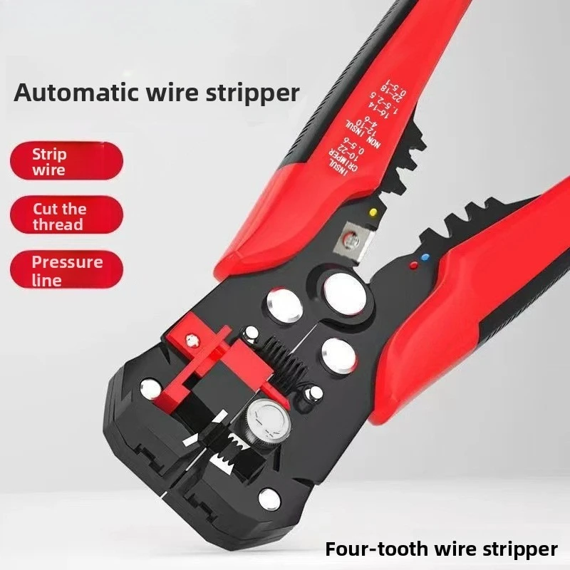 

Automatic wire stripping pliersfor household wire stripping and cutting used as manual tools for cutting broken wires and cables