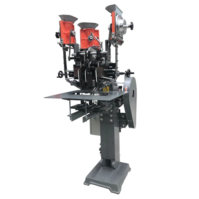 JZ-968M3 Customizable Automatic Feeding Three Head Riveting Machine for Notebook / Clipboard
