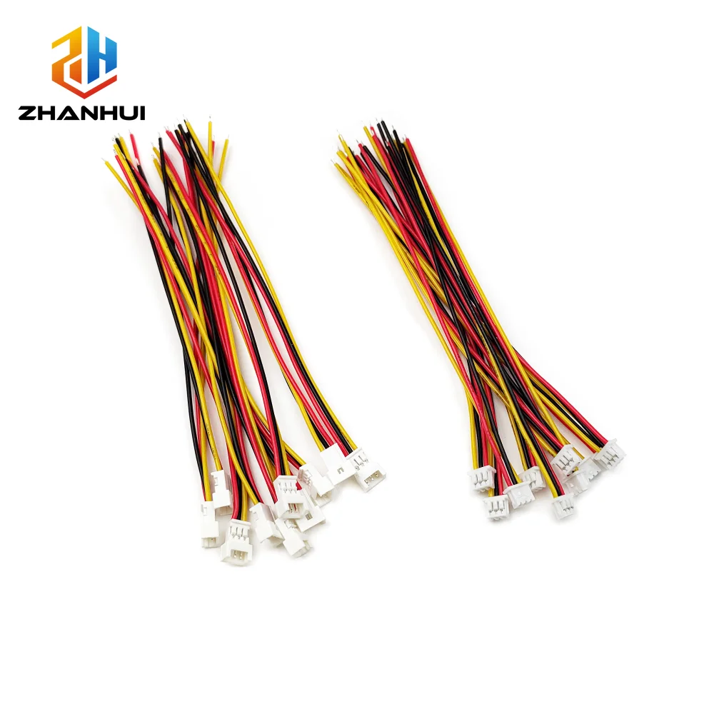 5/10Pairs Mini JST 1.25mm Pitch 2-6 Pin Male-Female Connector Plug Jack with 10CM Wire Cable for DIY Electronics
