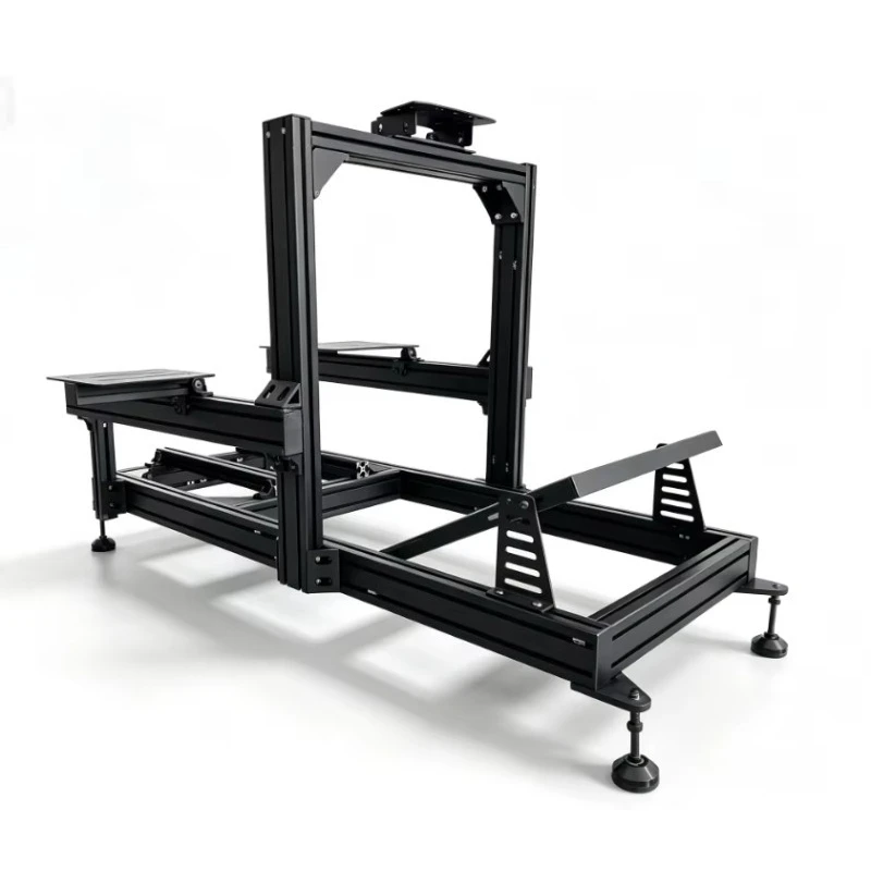Racing Cockpit Game Console Racing Wheel Pedals Shifter Handbrake Motion Kit Driving Simulator lhy
