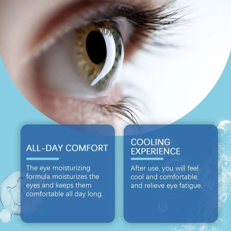 Cool Eye Drops Medical Cleanning Eyes Detox allevia l'affaticamento degli occhi Relax prodotti per la rimozione del disagio massaggio sanitario assistenza portatile