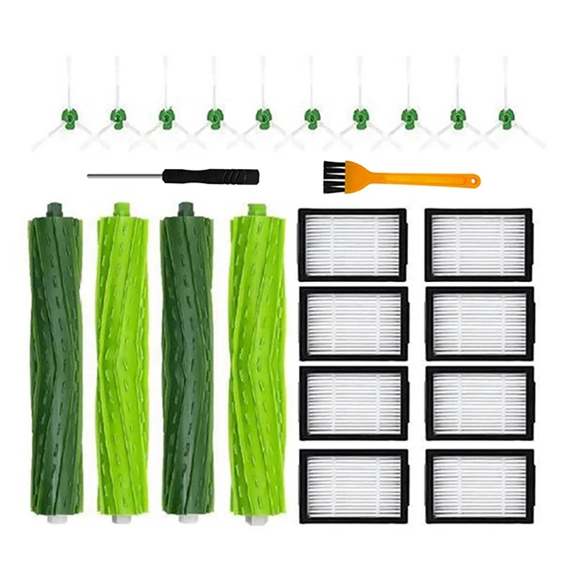 ยางแปรงด้านข้างกรองอุปกรณ์เสริมสําหรับ Irobot Roomba E I J Series E5 E6 I7 I6 I1 I2 I3 + I4 I8 J7