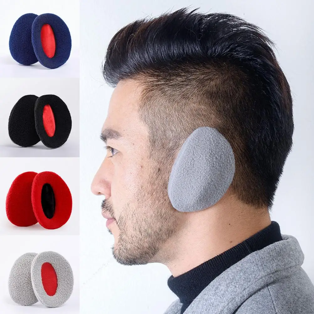 Fleece Thicken Bandless Ear Muffs Winter Warm Earmuffs Women Men Ear Covers Ear Caps Sports Windproof Ear Warmer Child Ear Muff