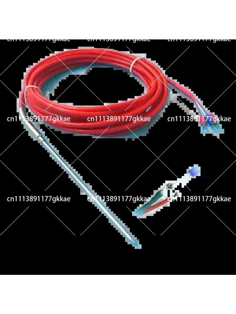 Food Grade PT100 Temperature Sensor Probe with 6ft Cable, Stainless Steel Needle Thermal Resistance Detector for Liquid and Food