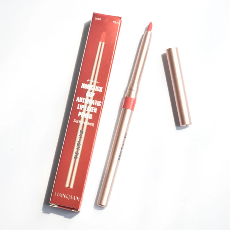 Waterdichte Automatische Lipliner Dames Glamorous Lip Liner Langdurige Gemakkelijk Kleur Lipstick Bite Lip Make-Up