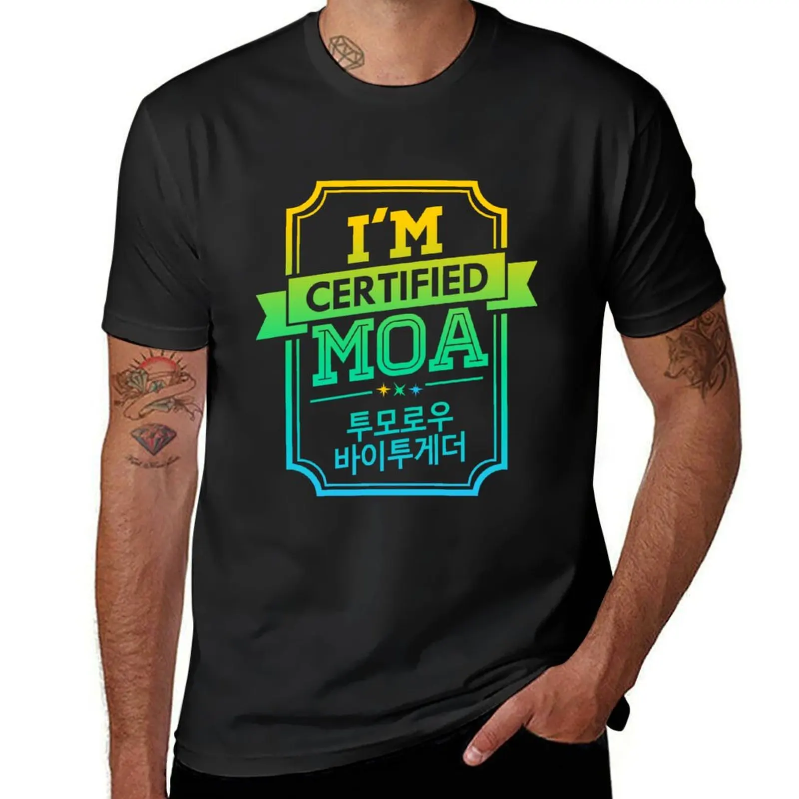 

Certified MOA - TXT T-Shirt anime clothes graphics plus sizes oversized clothes for men