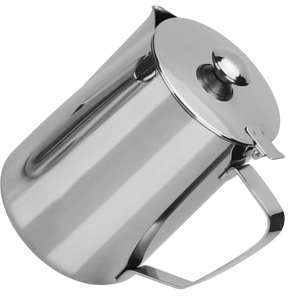 

Stainless Steel Milk Pitcher 304 Frothing Jug For Espresso Cappuccino Latte Coffee Steaming Cup Smooth Spout Tool