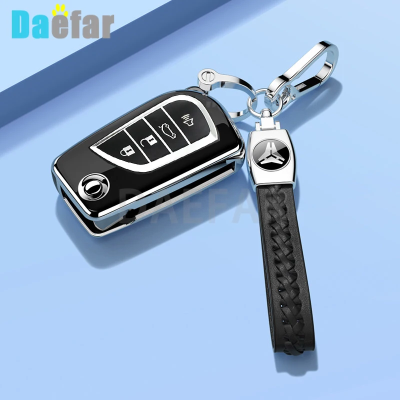 2 3 4 ButtonsTPU Car Key Case Fob for Toyota Auris Corolla Avensis Verso Yaris Aygo Scion TC IM Camry RAV4 Forturner Accessories