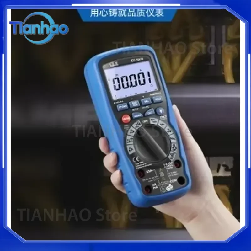for CEM DT-9929 Digital Multimeter 1000V True RMS Waterproof Professional Auto Range Overload Protection AC DC Voltage