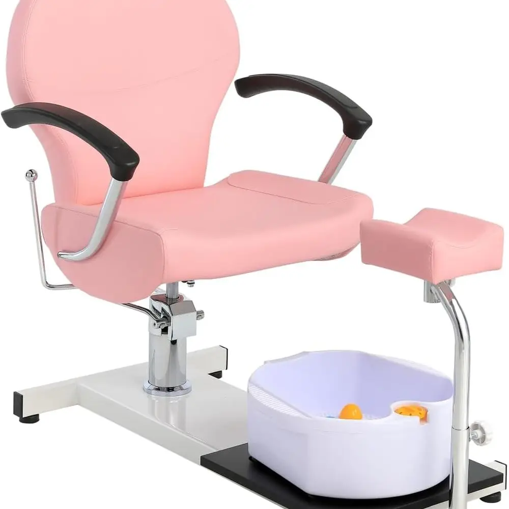 

Белый спа-стул Nail Technician с пузырьковой ванной для ног и функцией легкой очистки