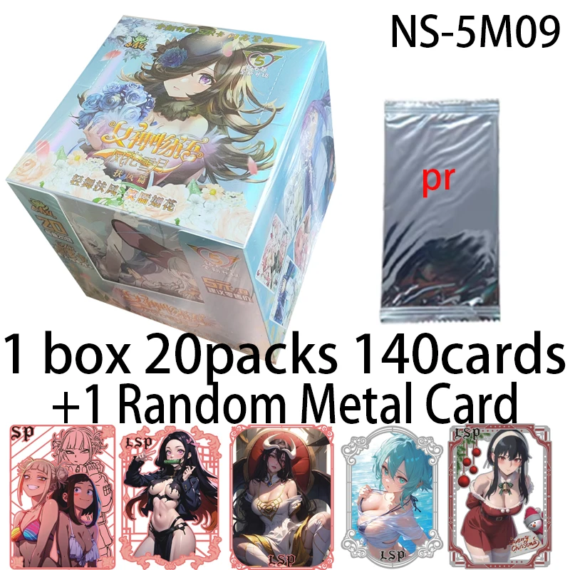 2024 Newest GoddessS Story NS-5M09 Card Swimsuit Bikini Feast Booster Box Doujin Toys And Hobbies Gift