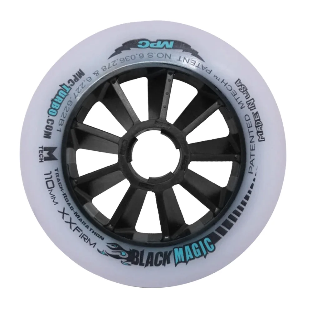 100% Original Black Magic MPC Wheel Speed Skate Wheels SRC XXFirm XFirm 125/110/100/90mm Track Road Marathon Speeding Race Tires