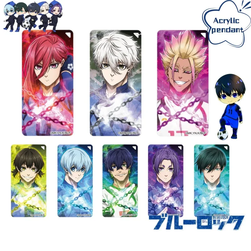 

Blue Lock Chigiri Hyoma Mikage Reo Seishiro Nagi Anime Cartoon Acrylic Pendant Creative Statement Keychain Accessories Gift