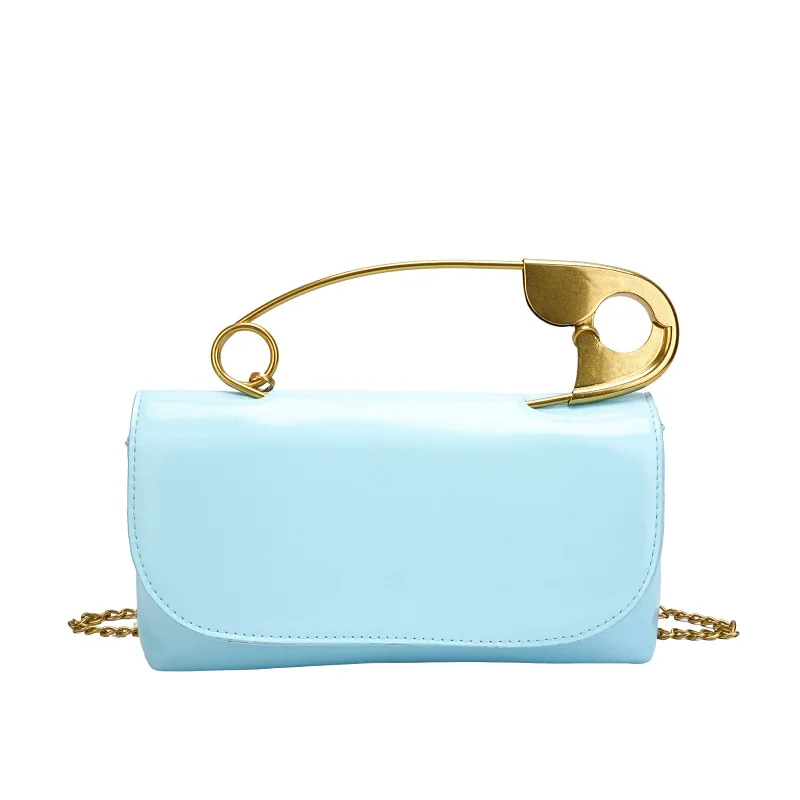 حقيبة صغيرة بمشبك ورق مخصص، حقيبة كروس نسائية متعددة الاستخدامات، حقيبة دبوس لحمل السلسلة #6