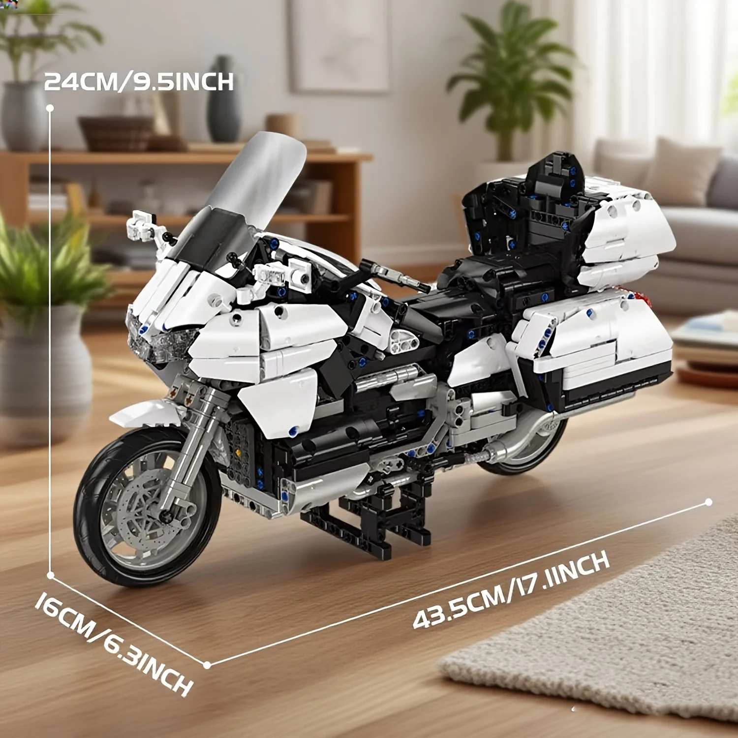 Creative Technic 1675 шт., золотое крыло, высокотехнологичный паровой мотоцикл, размер 1:6, модель блока гоночного автомобиля, модульное здание, подарки