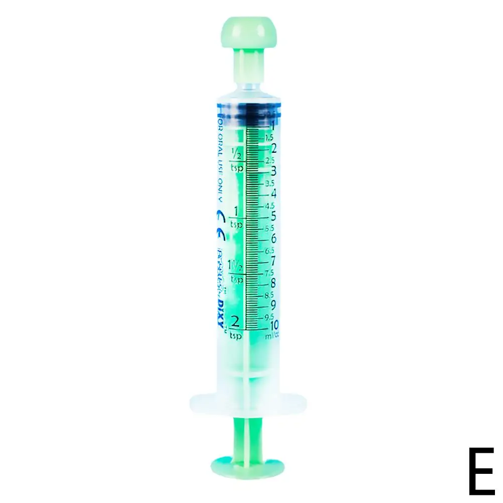 Alimentatore per ago per siringa in plastica da 10 ml per animali Alimentatore per siringa Colore usa e getta 10 ML di piccole dimensioni J8E5