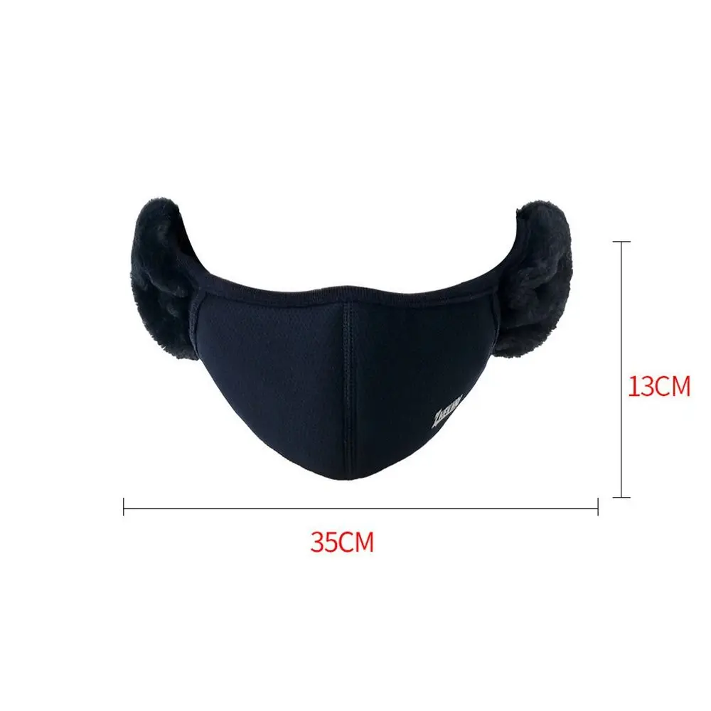 Women Winter Warm Cold-proof Earmuffs Windproof Mouth Cover Female Outdoor Mask Cycling Ear Warmer