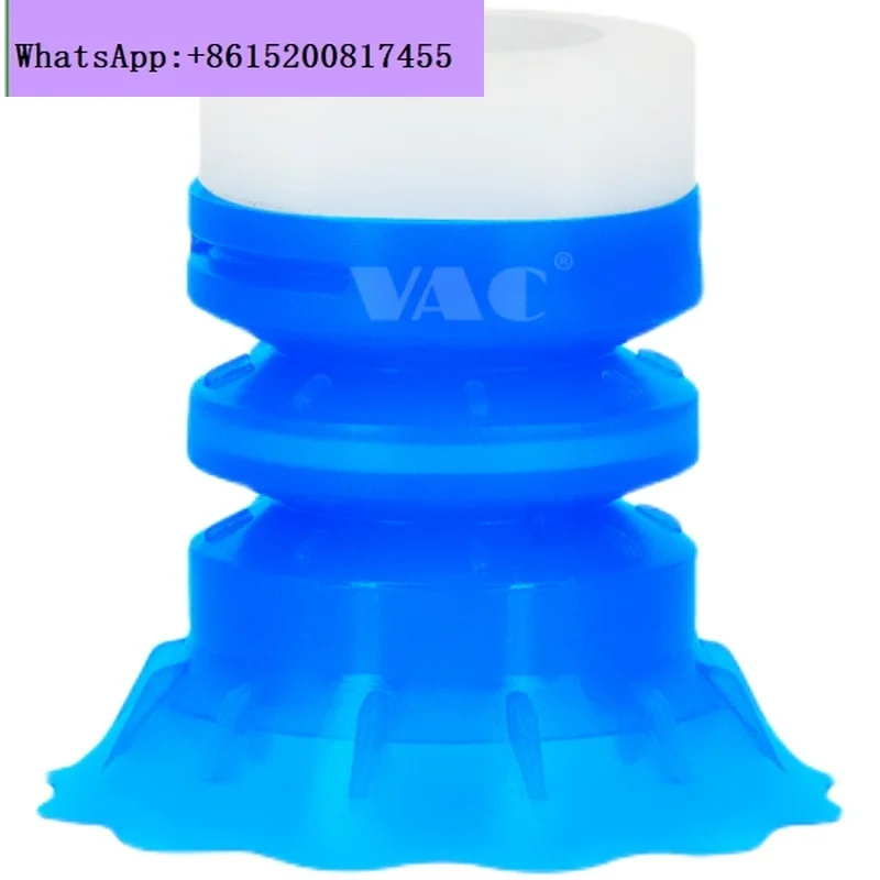 Ventosa de apertura de bolsa de vacío multicapa de embalaje flexible serie STP, accesorios de manipulador neumático labio de patrón fino