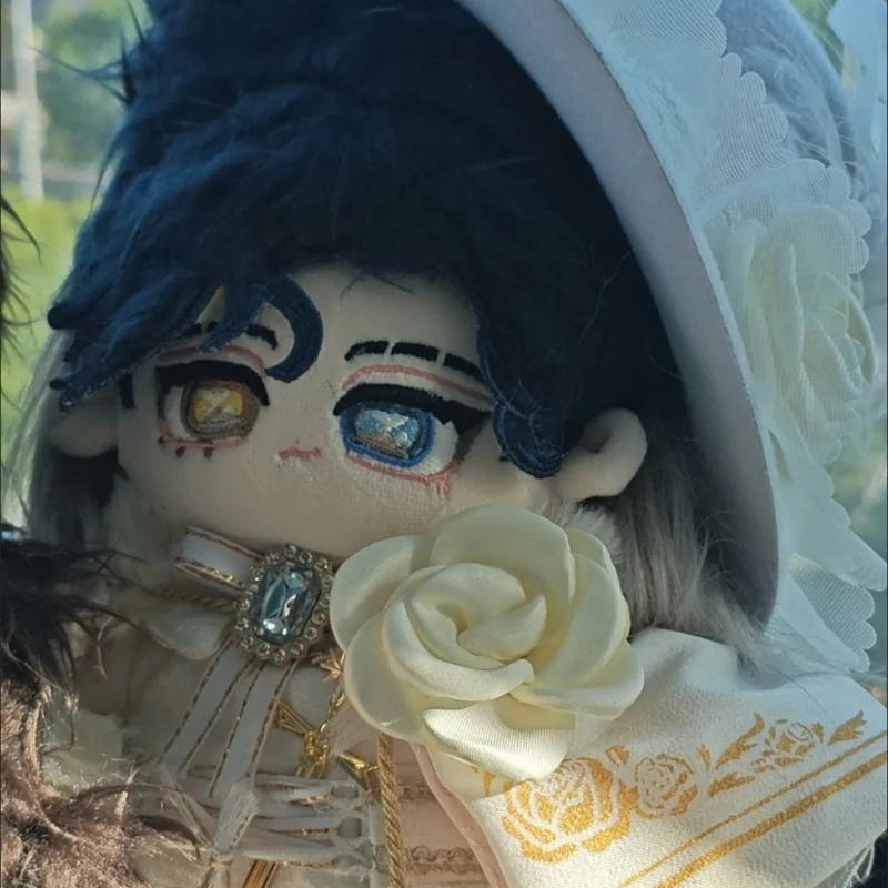 

20cm Anime Game Identity V Knight Kawaii Cosplay Soft Cotton Doll Body With Ears Cartoon Dress Up Clothing Toy Figures Fans Gift