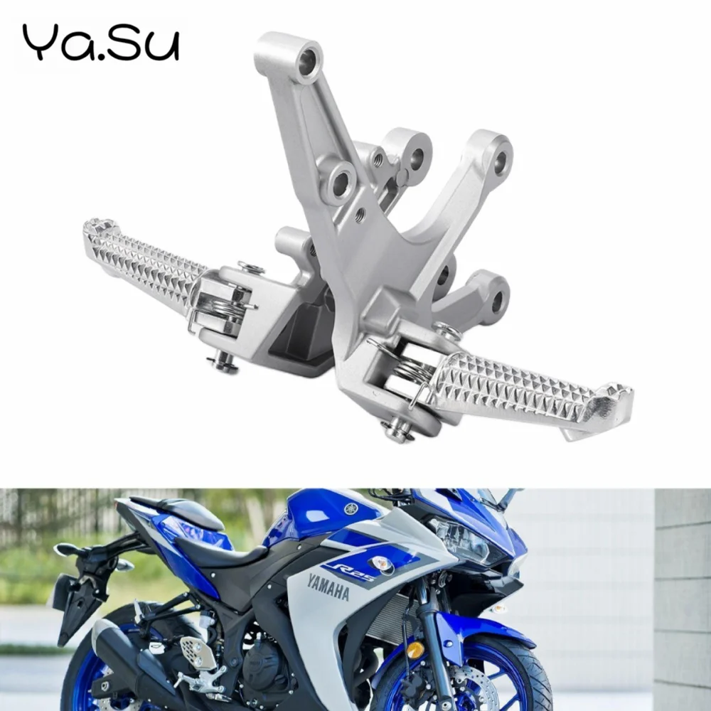 

‌Motorcycle Front Footpegs Pedals For YAMAHA YZF R25 2014-2023 R3 2015-2023 MT-25 2015-2023 MT-03 2016-2023