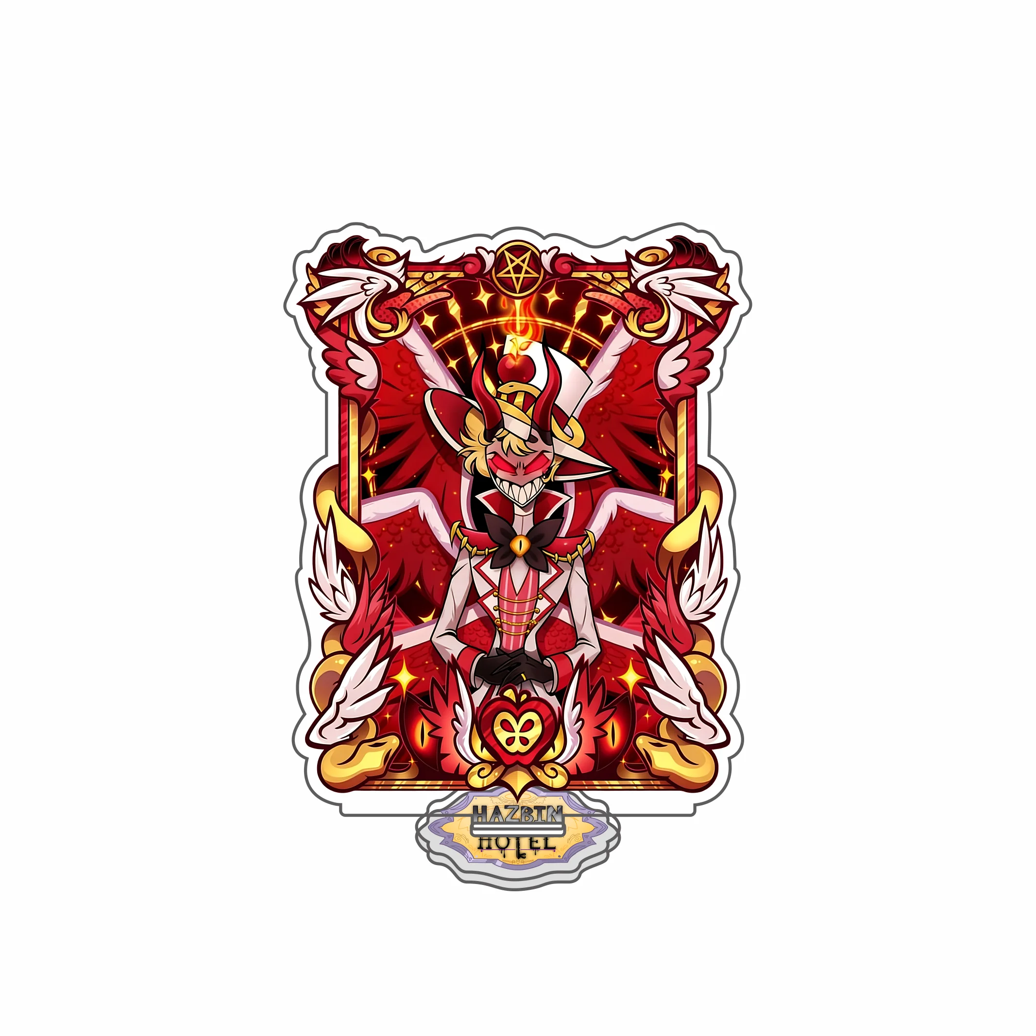 Anime Hazbin Hotel 15cm Acrylic Stand Alastor the Radio Demon Tabletop Decorations Accessories Decor Gifts Exquisite Products
