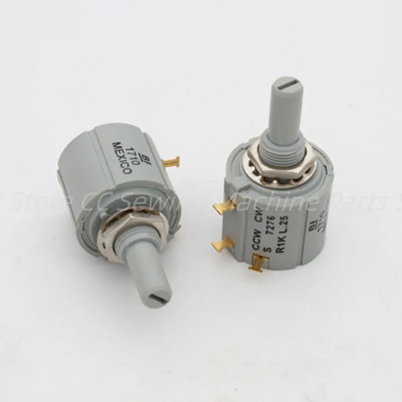 Potentiometer Switch CCW CW S 7276 R1K L.25 BI 1710 Color Change Positioner Mexico Computer Embroidery Machine Parts Wholesale