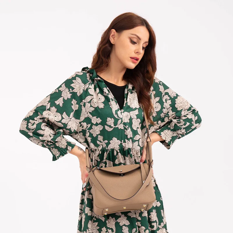 2024 New  Women's Bag Female Luxury Soft Genuine Handbags Lady Fashion Daily Casual Shoulder Bag  Messenger bags Crossbody bag