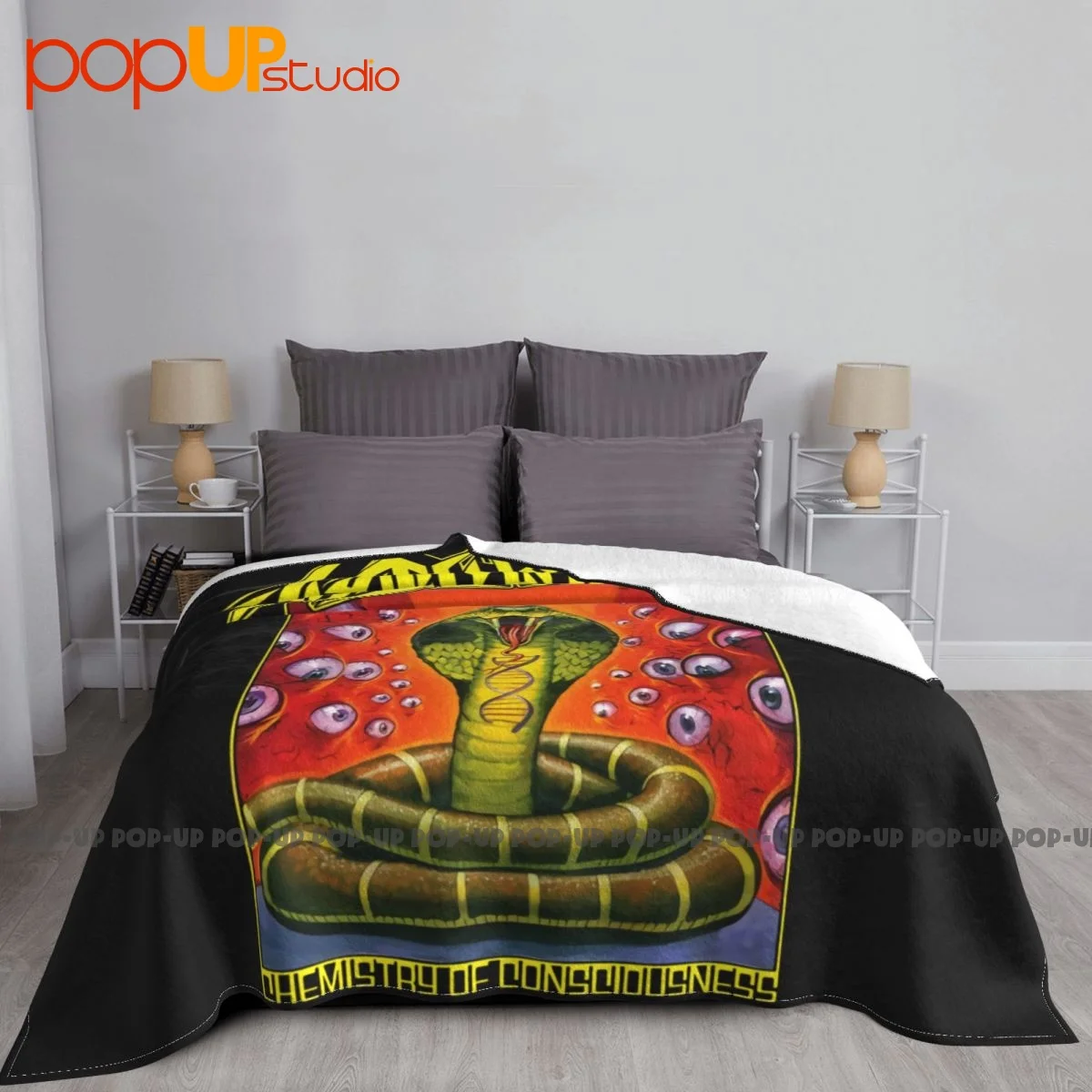 Toxic Holocaust Chemistry Of Consciousness Blanket Quilt Flannel Sofa Cover Skin Friendly Camping Blanket