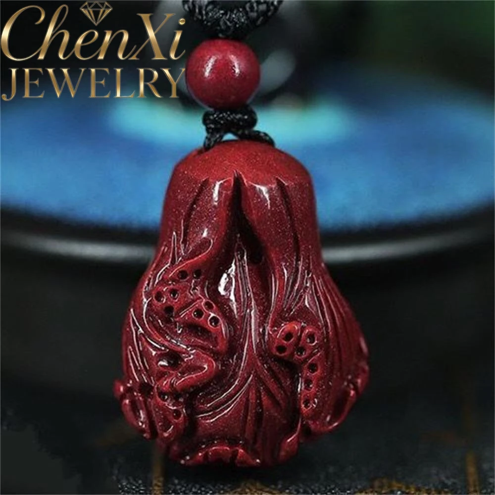 

High-end Cinnabar Cabbage Pendant Luxury Quality Fashion Fine Jewelry Exquisite Elegant Popular Best Charms Mascots Young Gift