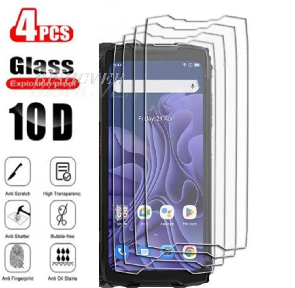 4 szt. Szkło hartowane dla Blackview BV9300 Pro 6.7 "BlackviewBV9300 BV9300Pro BV 9300 ochraniacz ekranu folia ochronna 9H