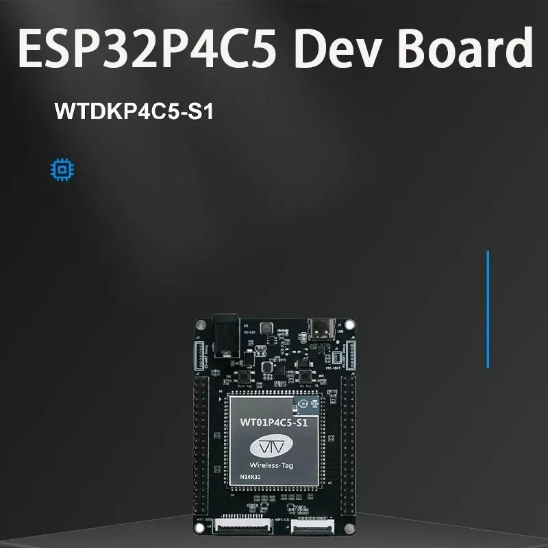 WTDKP4C5-S1 Dual-Chip ESP32-P4 & ESP32-Development Board, 360MHz RISC-V, Dual-Band WiFi 6 (2.4G/5G), MIPI-CSI/, USB 2.0