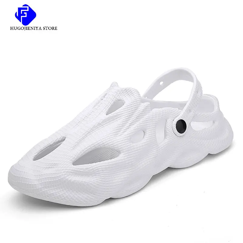 Fashion Summer Men\'s Slipper Thick Soft Bottom Casual Beach Slippers Men Thick Bottom Platform Slides Soft Eva Slippers Big Size