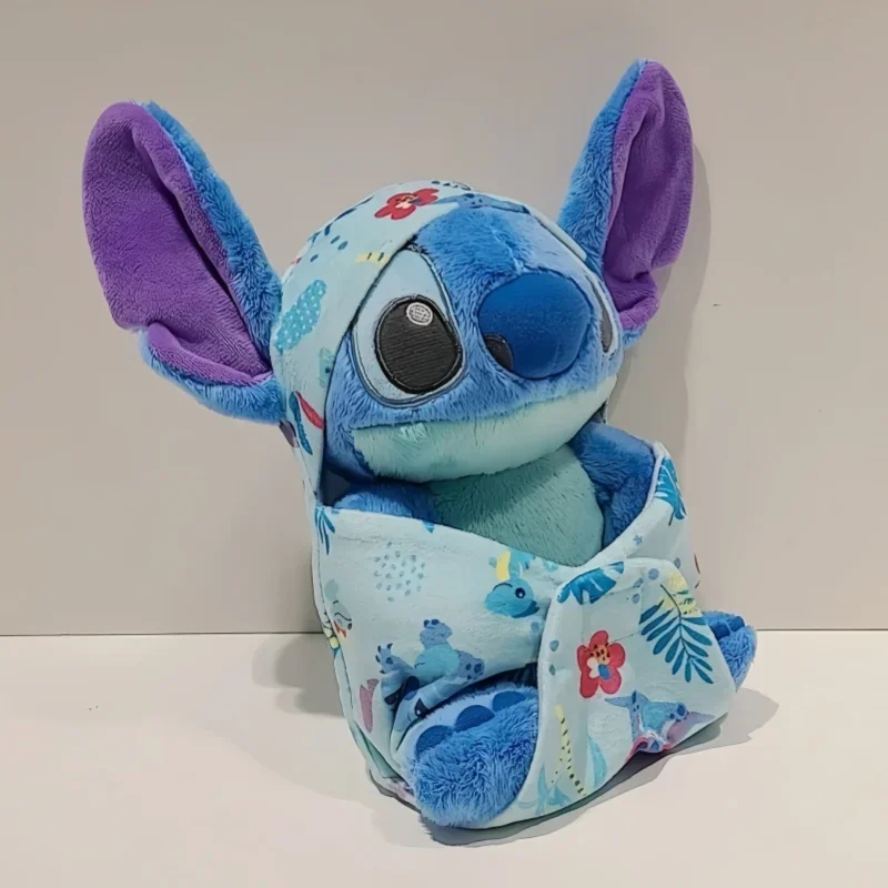 Disney Kawaii Stitch mainan lembut kepang kartun Stitch boneka hewan bulu lembut hadiah ornamen anak-anak hadiah liburan