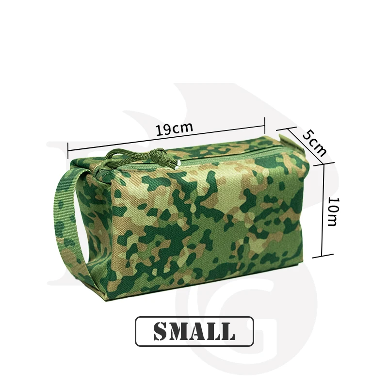 Holland Camouflage ignifugo impermeabile resistente all\'umidità Tactical Organizer Pouch Travel Wash Bag