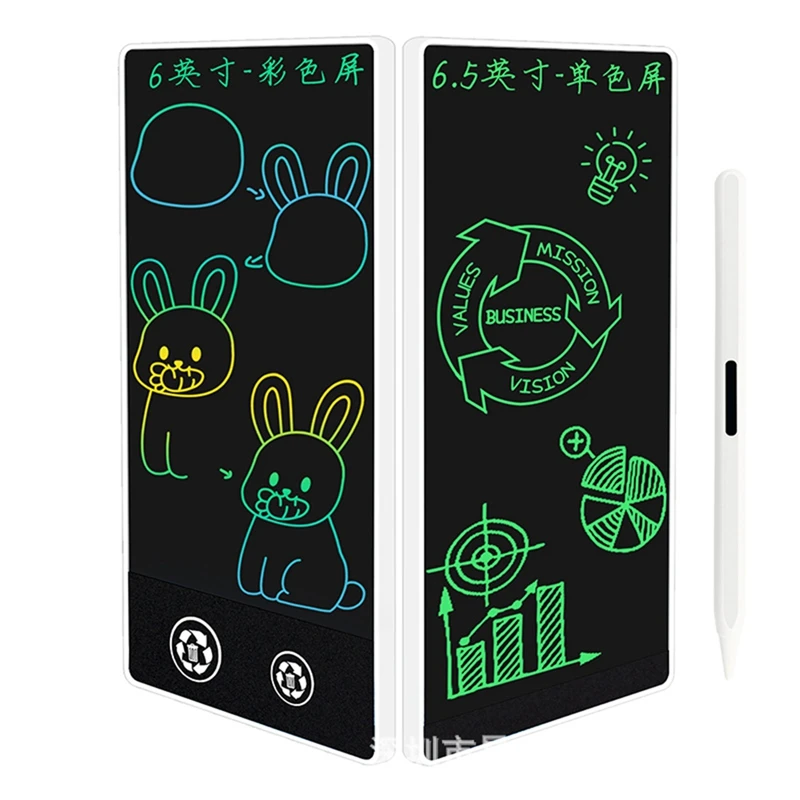 Writing Tablet,Double-Sided Full Screen LCD Writing Tablet,Handwriting Board/Graphics Tablet/Graffiti Drawing Board