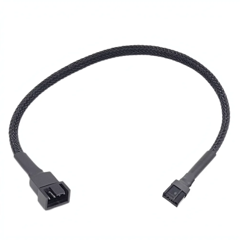 For For Chuanfu PC Fan Hub PWM Splitter Adapter 4 Pin Header Extension Cable Case Radiator Internal Cooling Wire Accessory