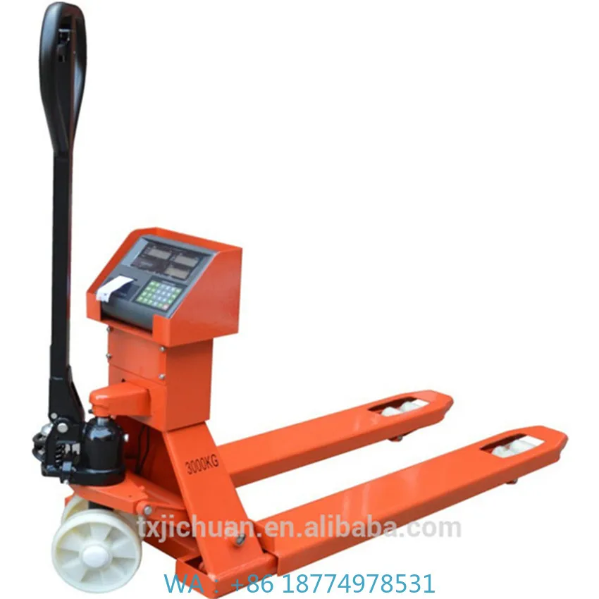 

N1 Ton Capacity Manual Jack Pallet Scale Truck ew Hand Pallet Truck with