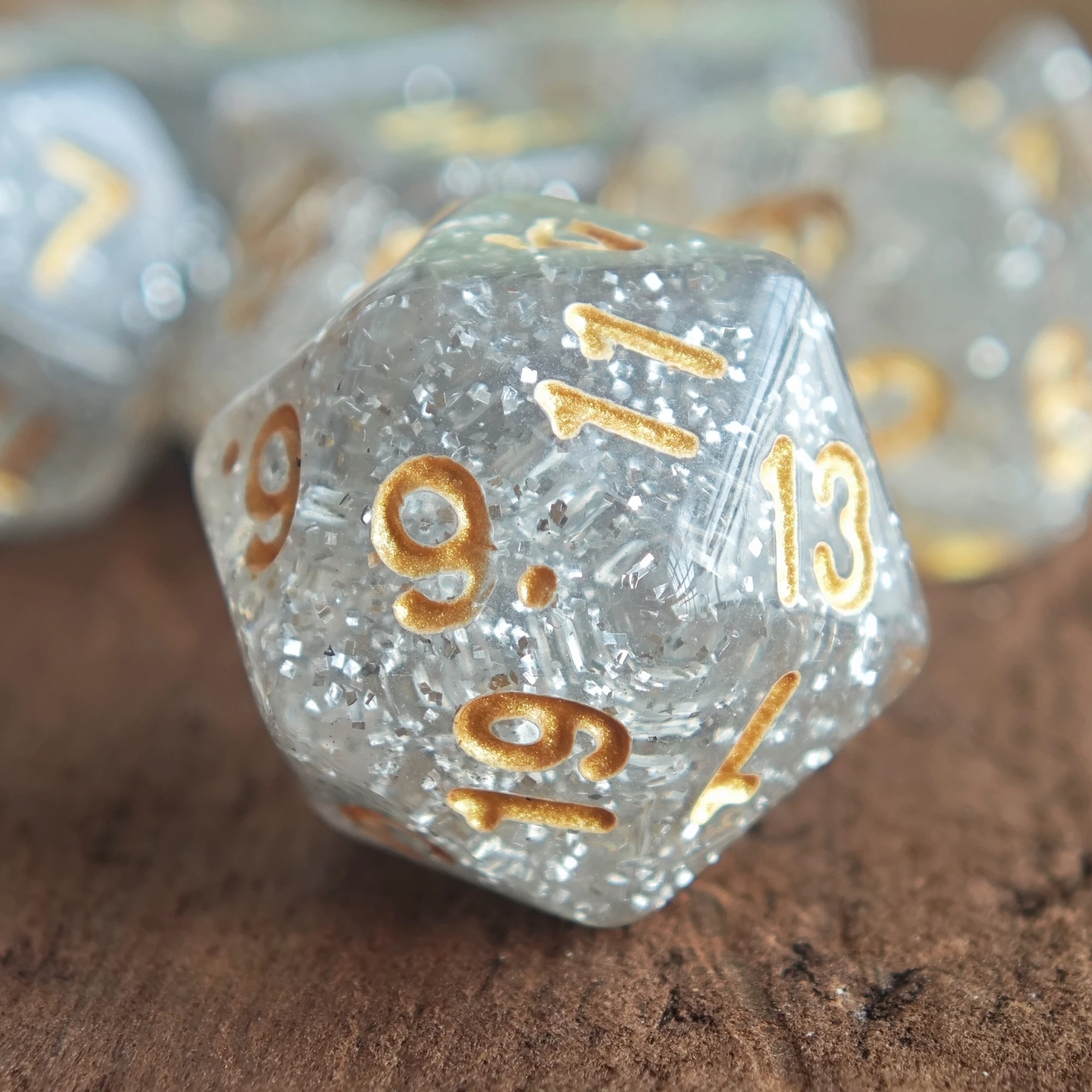 7 قطعة/المجموعة الماس الخام نمط مجموعة نرد D & D COC RPG الخيال جرعة زجاجة الزنزانات والتنينات لعبة سطح المكتب #5