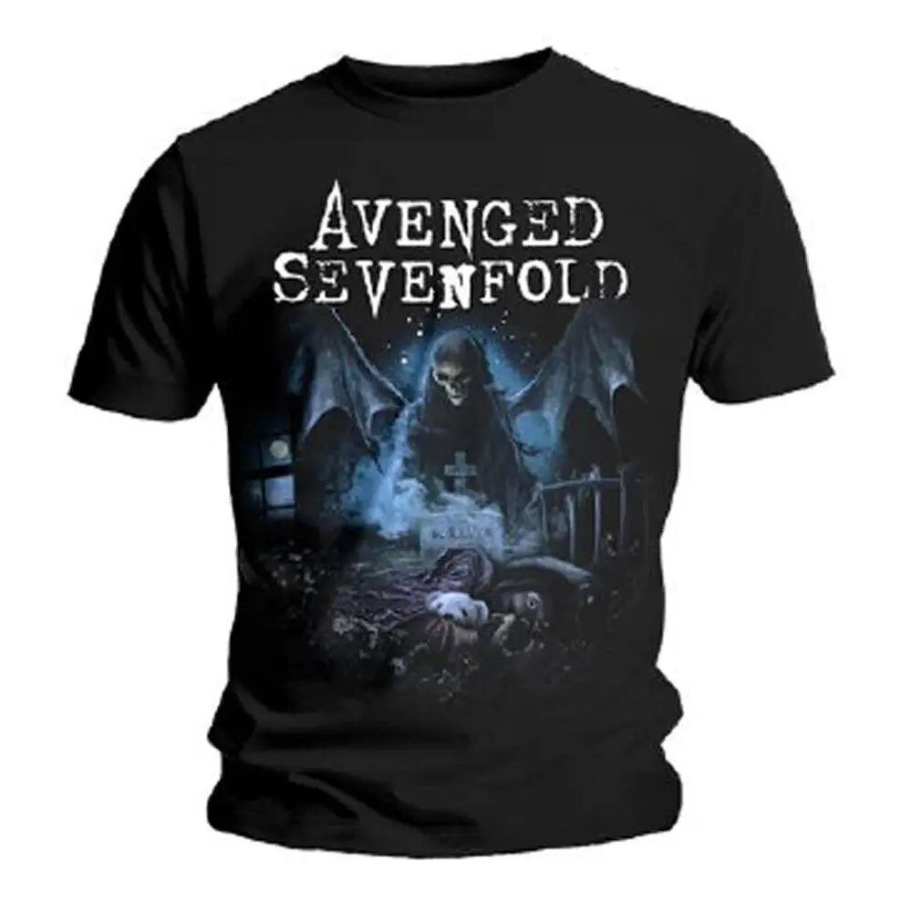 Avenged Sevenfold T-Shirt Recurring Nightmare Band New Black Official