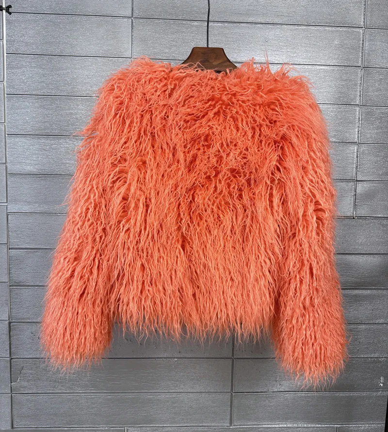 DEAT Fur Imitation Fur Coat Korean Version Pure Color Beach Wool Women's Short Coat Straight 2026 Winter Wram Jackets 11A06487