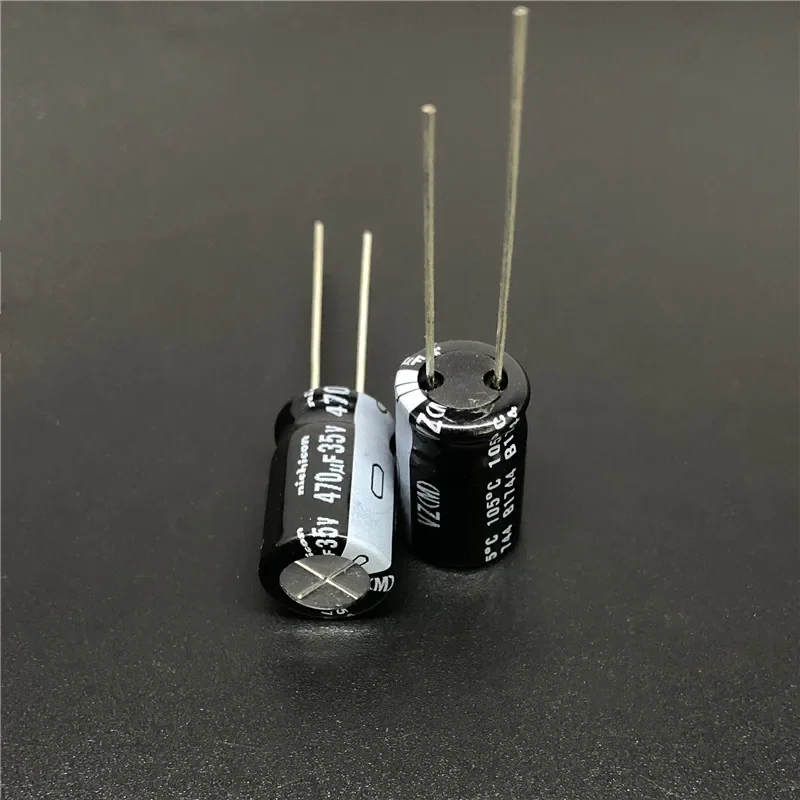 

10Pcs/100pcs 470uF 35V NICHICON VZ Series 10x16mm Wide Temperature Range 35V470uF Aluminum Electrolytic Capacitor